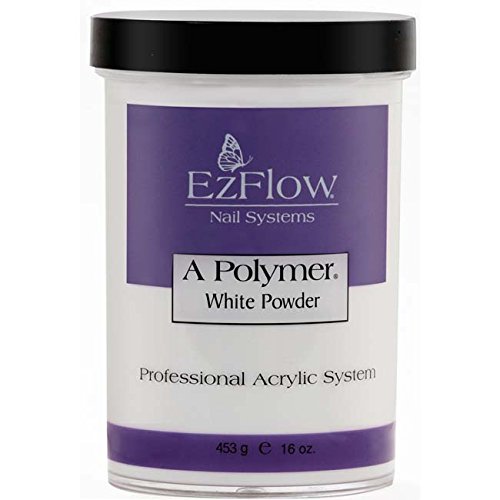 EzFlow A Polymer White Powder 453gフレンチスカ EzFlow A Polymer White – Acrylic Powder for Crisp Nails